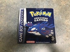 SOLO SCATOLO BOX Pokemon Versione Zaffiro [LEGGERE LA DESCRIZIONE]