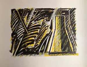 Titus Carmel Gérard lithographie originale signée 1988 art abstrait abstraction - Imagen 1 de 1