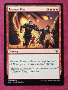 Magic The Gathering COMMANDER 2015 C15 METEOR BLAST red card MTG - Picture 1 of 2
