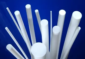Teflon Rod 100mm Diameter X 1cm Height Excellent Quality White Teflon Bar HYT - Foto 1 di 2