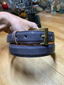 Genuine Karung Light Charcoal Gray Colored Belt Size 29