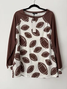 Lily by Firmiana Damen Blumen Freizeit Tunika Oberteil Langarm Rundhals Gr. L - Bild 1 von 6