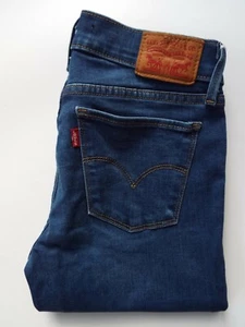 Levi’s 710 Super Skinny Damen Jeans W27 L28 Dunkelblau Stretch Denim LEVD64 - Bild 1 von 6