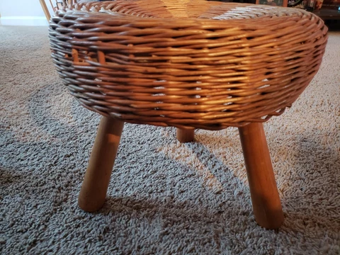 Mid 20th Century Footstool "Attributed To" Tony Paul Cover