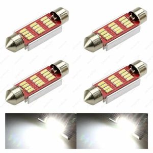 4 X Super Blanco 42mm 9SMD 4014 Festón Domo Mapa Luz LED 578 211-2 212-2 + HERRAMIENTA - Imagen 1 de 6