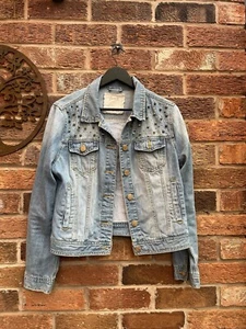 Reworked Denim And Co Ladies Size 14 Denim Jacket - Picture 1 of 6