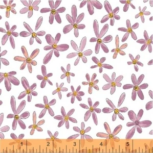 Whoos Hoo Floral Pink von Windham Fabrics 100% Baumwolle Blumen Stoff Fat Quarter - Bild 1 von 1