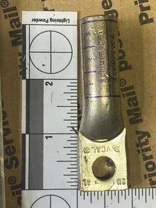 3 BURNDY Aluminum Compression Lugs (1/0 STR ) #AL-VACAL-CU 6 - Picture 1 of 4