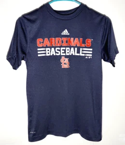 St Louis Cardinals Shirt by Adidas Climalite | MLB Polyester | Boys Medium - Picture 1 of 6
