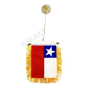 Chile Mini Banner / Chile Flag / Double Sided Mini Chile Car Window Flag - Picture 1 of 1