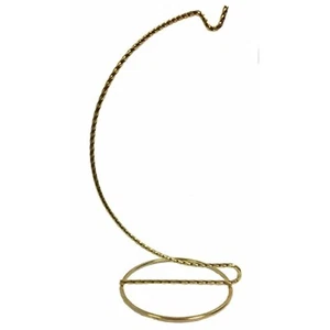 Gedrehter Messing Metall Christbaumschmuck Display Ständer 7 cm hoch - Bild 1 von 2