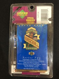 1993 UPPER DECK BASEBALL Hanger Pack Box   Sealed Nolan Ryan Showing 🔥 Jeter RC