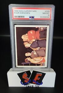 The Four Horsemen - 1988 Wonderama NWA Superstars Card #339 - PSA 8 Mint AEW WCW