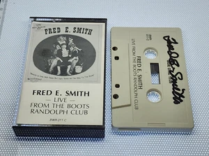SIGNED Fred E. Smith – Live From The Boots Randolph Club – Audio Cassette – 1981 - Foto 1 di 3