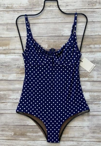TRAJE DE BAÑO ACACIA BOBBI DOT MARLOW ALAMBRE COMPLETO UNA PIEZA (L) NUEVO CON ETIQUETAS $216 - Imagen 1 de 7