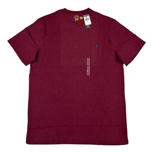 Polo Ralph Lauren Men's Big & Tall Short Sleeve Crewneck T-Shirt w/Pony - Wine - Picture 1 of 2