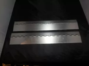 (2 Pcs) Aluminum Hinges 2" x1" x 16.5", No Holes,Thickness 1/16' & Pin 1/4" - Picture 1 of 8