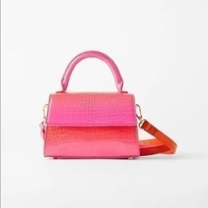 MINI BOLSO DE CIUDAD ZARA ESTAMPADO ANIMAL - Imagen 1 de 9