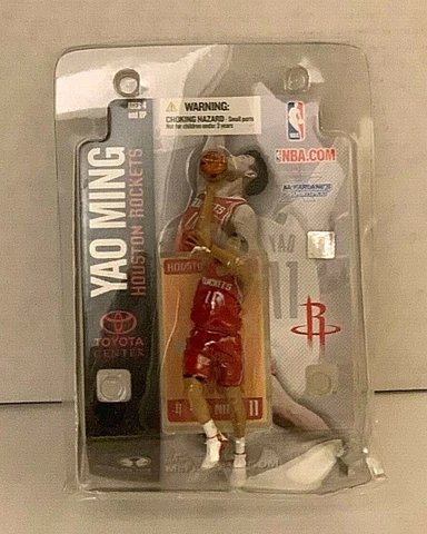Yao Ming McFarlane Mini Figure Houston Rockets SGA NIP Cover