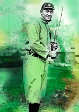 Ty Cobb Detroit Tigers 1/10  ACEO Art Print Card By.Marci