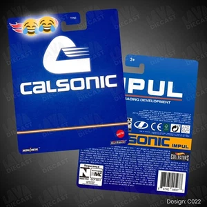 Calsonic Skyline GTR R32 Custom Premium Card for Hot Wheels Diecast DECAL JTTC - Picture 1 of 2
