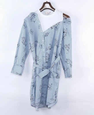 Maje Women's Dress Size 3 / 40 FR Shirt Dress E19RASANE — 第 1/4 张图片