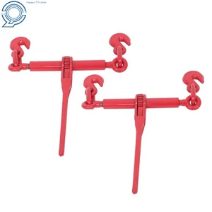 2 Pack 9215 LBS Ratchet Load Binder 3/8"-1/2" Chain Truck Trailer Tie Down - Picture 1 of 23