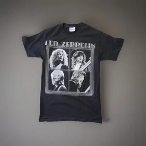 Led Zeppelin Tour Shirt 2006 Men’s S Black Hanes Heavyweight Band Tee Rock - Picture 1 of 10