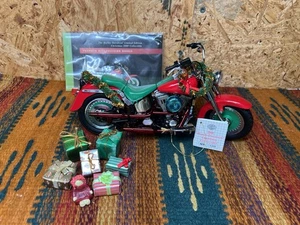 The Harley-Davidson Limited Christmas 2000 Franklin Mint Holiday Motorcycle Gift - Picture 1 of 11