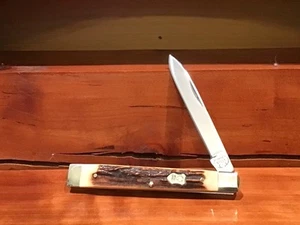 BUCK CREEK GERMANY ONE BLADE DOCTOR'S  KNIFE GNARLY STAG 1 BLADE - Picture 1 of 8