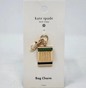 Matchbook Matches Bag Charm Keychain - kate spade new york x Target IN HAND NEW - Picture 1 of 3