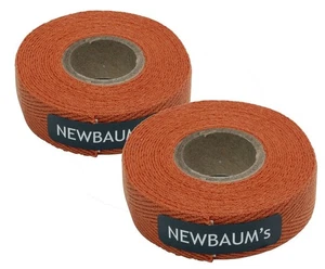 2-Rolls Newbaums Cotton Cloth Road Fixie Bike Handlebar Bar Tape Burnt Orange - Picture 1 of 4