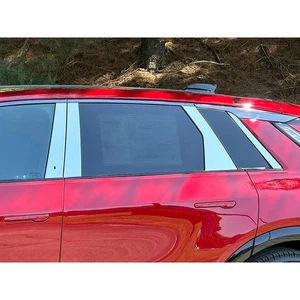 Polished Pillar Post Trim for 2023-2024 Cadillac Lyriq [8pc] - Picture 1 of 4