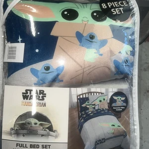Disney Star Wars Mandalorian Full Bed Set, New - Picture 1 of 6