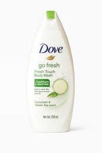Dove Gentle Skin Cleanser body wash Go Fresh Touch Cucumber & Green Tea 200ml - Picture 1 of 3