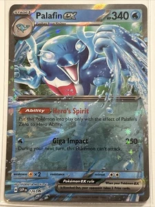 Palafin ex 126 Sv: Scarlet & Violet Promo Cards Holo Pokémon Tcg - Picture 1 of 2