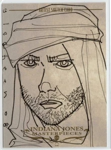 Indiana Jones Heritage Topps 2008 Sketch Card 1/1 Artist Kate Glasheen - Picture 1 of 4