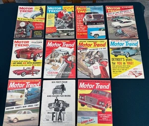 Motor Trend USA Magazines - 1958 and 1959 - 11 issues - Set 01 - Picture 1 of 3