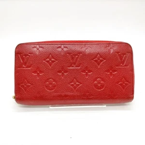 NO TARIFF Louis Vuitton LV Long Wallet Red Monogram Empreinte 4491765 - Bild 1 von 10