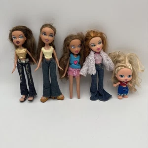 MGA Bratz Dolls 2001 Yasmin Meygan Bratz Baby Chloe lotto di 5 - Foto 1 di 12