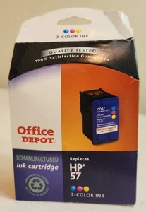 Office Depot - HP 57 - Tri-Color Ink Cartridge New Unopened - Picture 1 of 5