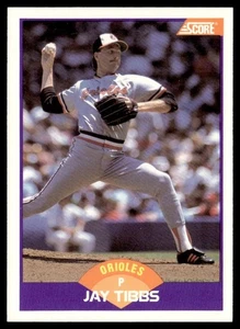 1989 Score Jay Tibbs Baltimore Orioles #262 - Picture 1 of 2