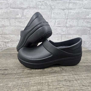 Crocs Dual Comfort Clogs Damengröße 8 schwarz geschlossene Zehe Slipper - Bild 1 von 8