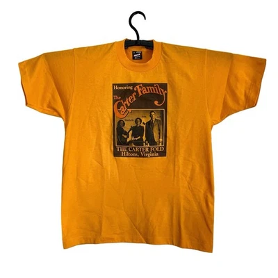 Vintage 1994 Carter Family Festival 20th Memorial Size L Mens T-Shirt Two Sides - Image 1 of 4