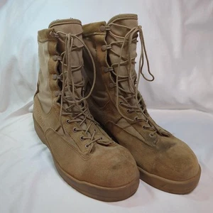 Belleville 330DES Desert Tan Army Combat Hot Weather Boots 12.5 R EH USA  - Picture 1 of 14