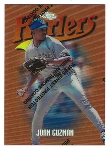 1997 Topps Finest Bronze Refractor #072 Juan Guzman Toronto Blue Jays BV$5 #72 - Picture 1 of 1