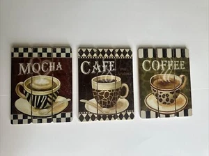 Coffee Signs Set Of 3 - Picture 1 of 2