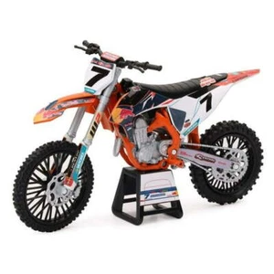 NEWRAY RED BULL KTM 450 SX-F DIRT BIKE MOTORCYCLE 1:12 #7 AARON PLESSINGER 58363 - Picture 1 of 2