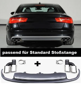 Für Audi A6 C7 4G Spoiler Diffusor S-Line Wabengrill Stoßsange Grill #37 - Bild 1 von 11