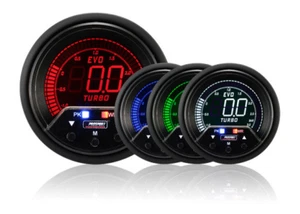 Prosport Evo 60mm LCD 35 BAR Boost Gauge 4 colour with peak and warning - Picture 1 of 1